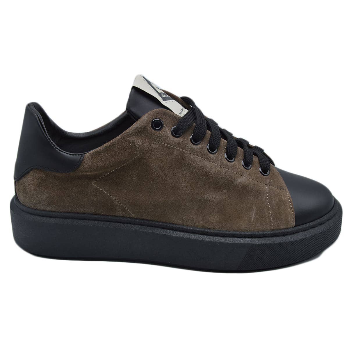 Baskets basiques Amtnclub D-CALIFORNIA TAUPE BLACK - Drudd Italia