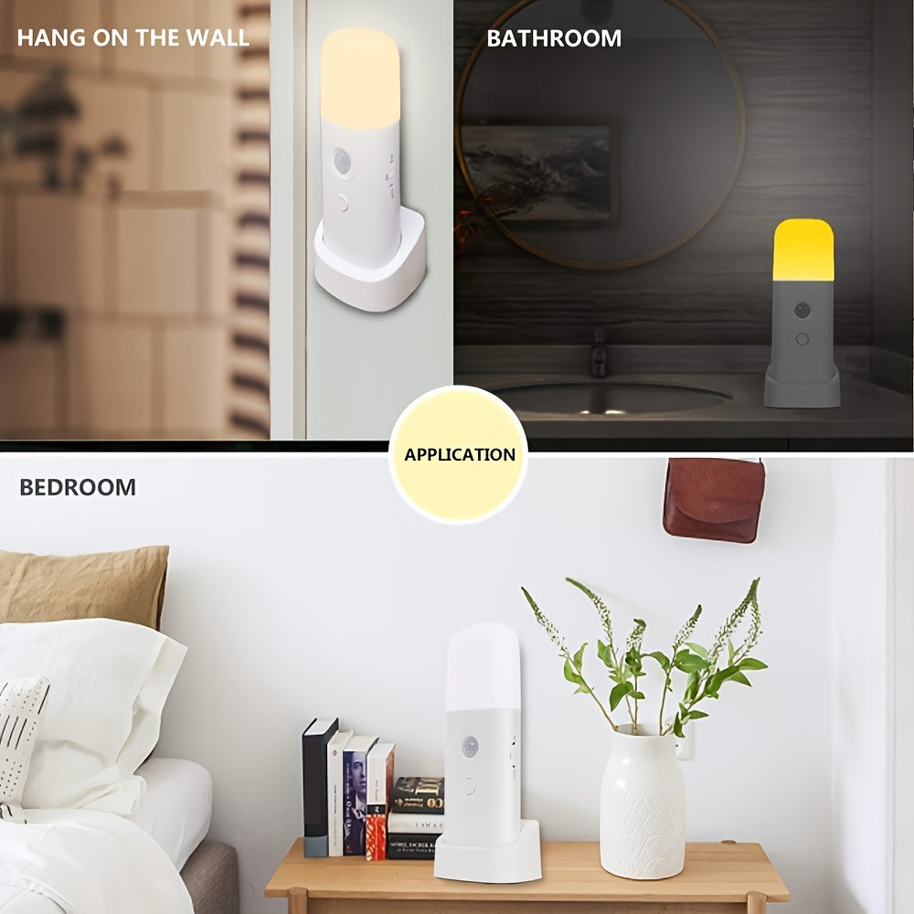 Amtn Club | Lampe de Nuit LED à Capteur de Mouvement Rechargeable USB & Réglable