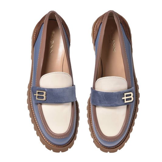 Mocassins Baldinini d'Amtnclub en cuir gris