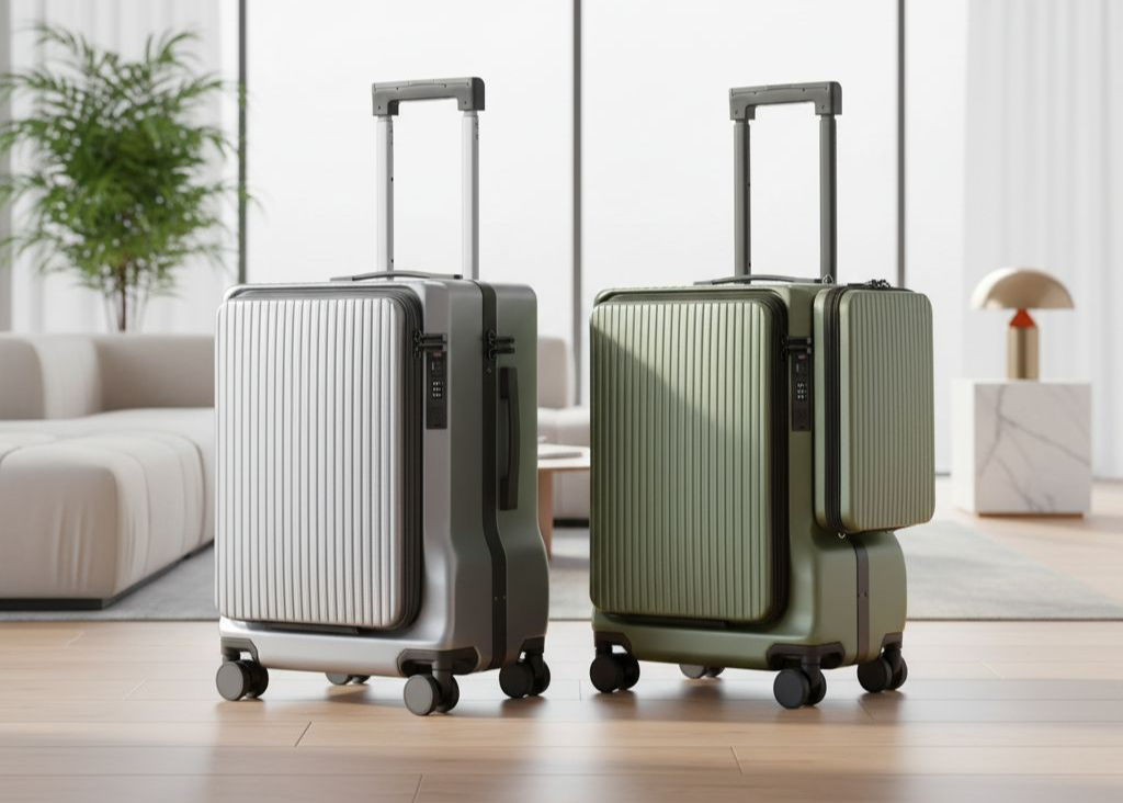 Amtn Club|Valise cabine Utility 2 | Coque rigide, Fermeture sécurisée TSA, Grande Capacité, Roulettes pivotantes