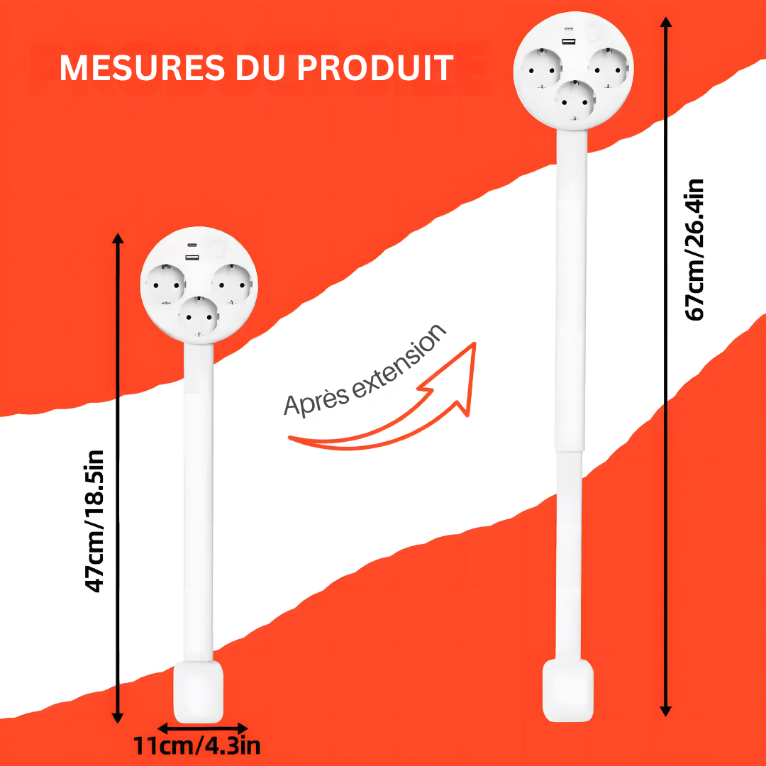 Amtn Club | Prise Extensible Intelligente et Moderne – PowerReach