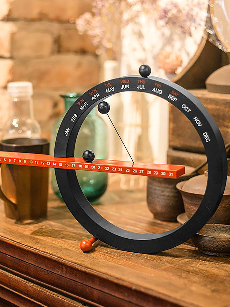 Amtn Club | Calendrier magnétique silencieux éternel Calméon – calendrier perpétuel design minimaliste moderne sans tic-tac