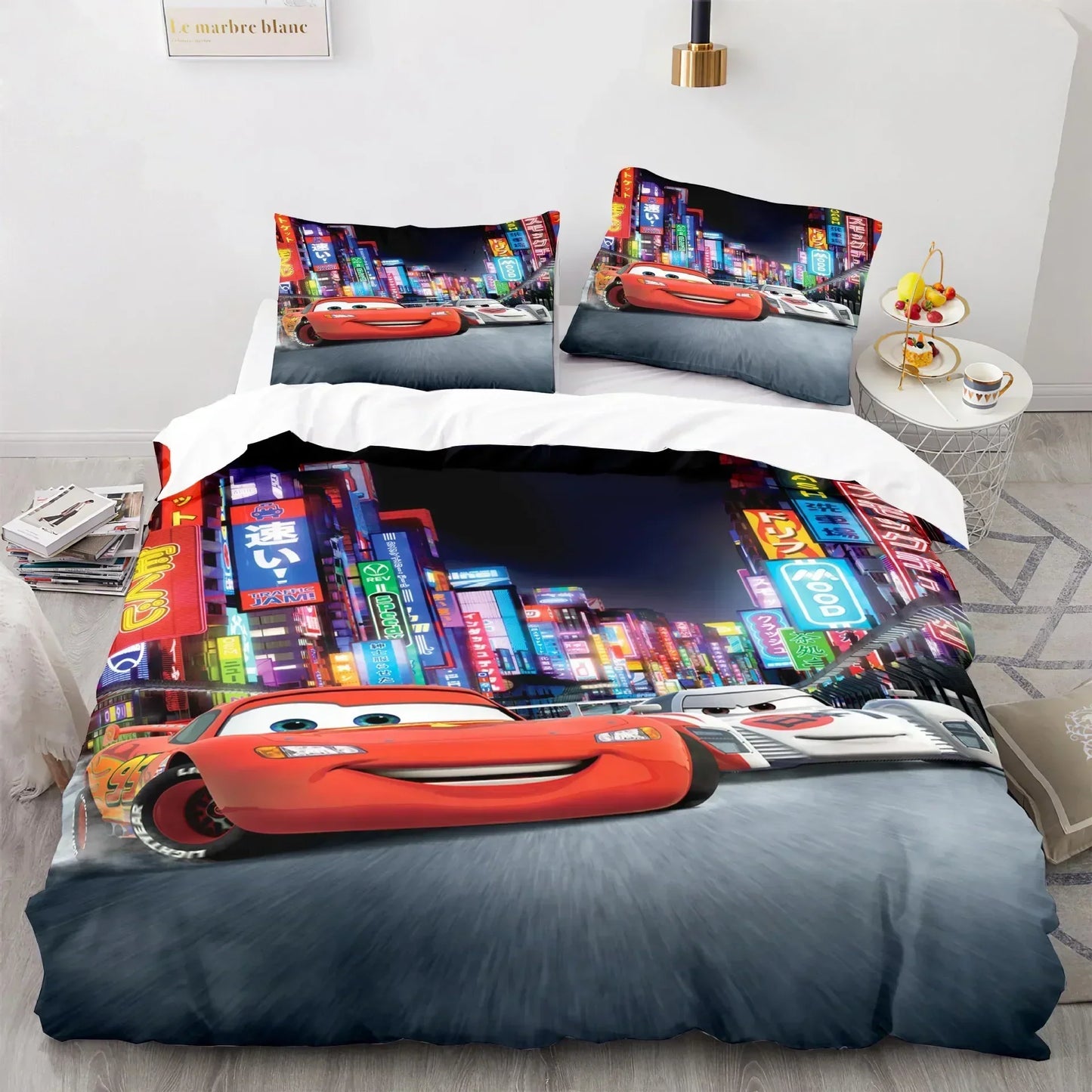 Amtn Club | Ensemble de Literie Enfant Cars Lightning McQueen