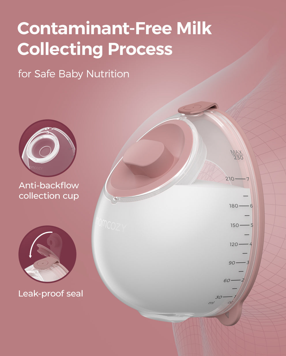 Amtn Club| Tire-lait portable V1 Pro de qualité hospitalière