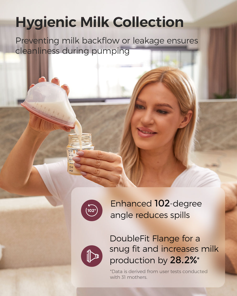 Amtn Club| Tire-lait portable V1 Pro de qualité hospitalière