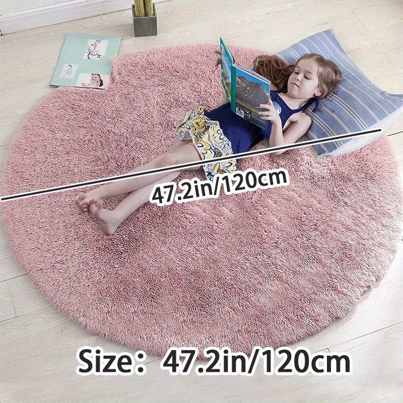 Amtn Club | Tapis Rond Fluffy Ultra Doux – Clouda