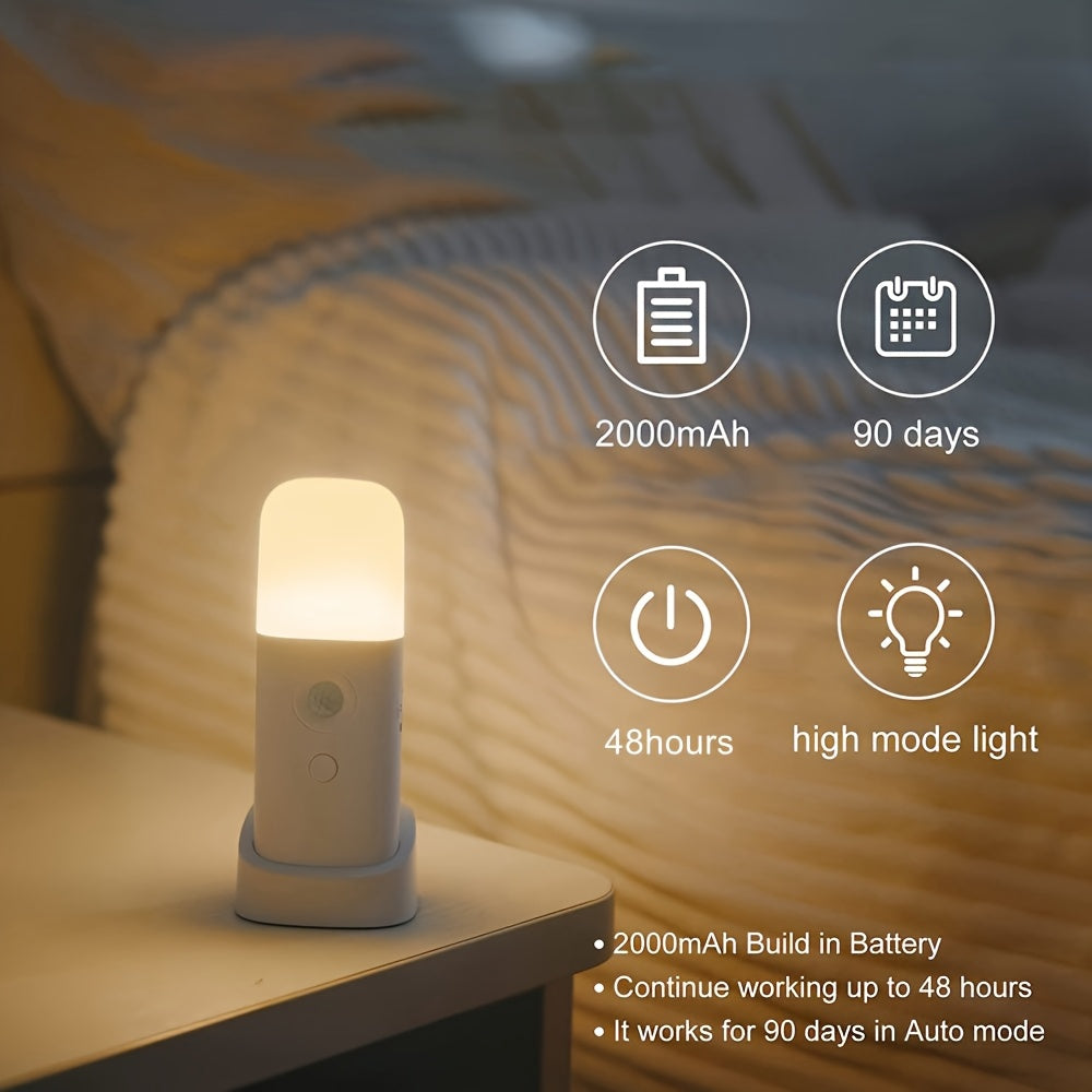 Amtn Club | Lampe de Nuit LED à Capteur de Mouvement Rechargeable USB & Réglable
