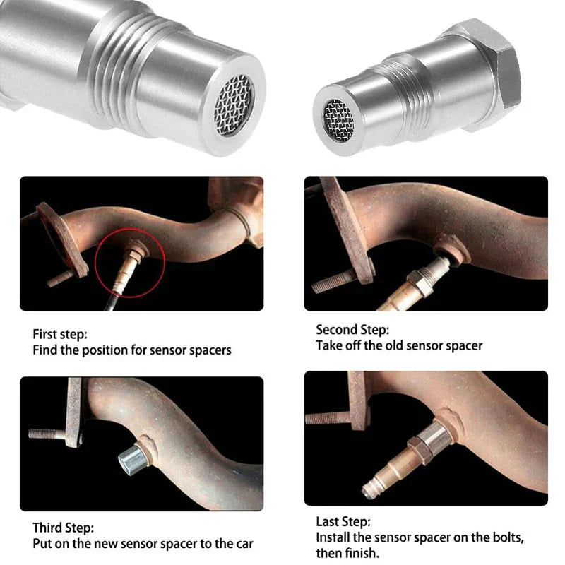 Amtn Club | Adaptateur Sonde O2 (Oxygen) M18x1.5 – Suppression Voyant Moteur CEL Fix