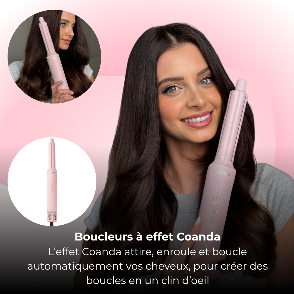 Amtn Club | Sèche-Cheveux AirStyler 8-en-1 Rose – Celesta