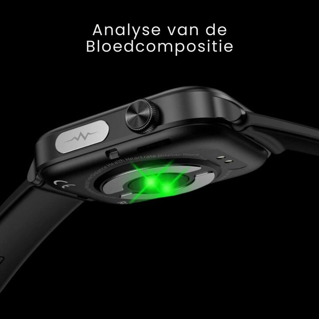 Amtn Club | Montre Connectée Santé GlucoCare SOS avec Détection de Chute