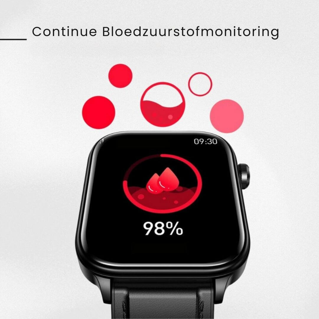 Amtn Club | Montre Connectée Santé GlucoCare SOS avec Détection de Chute