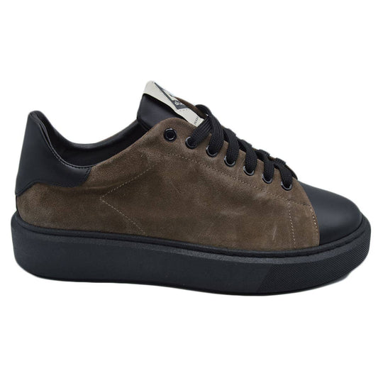 Baskets basiques Amtnclub D-CALIFORNIA TAUPE BLACK - Drudd Italia