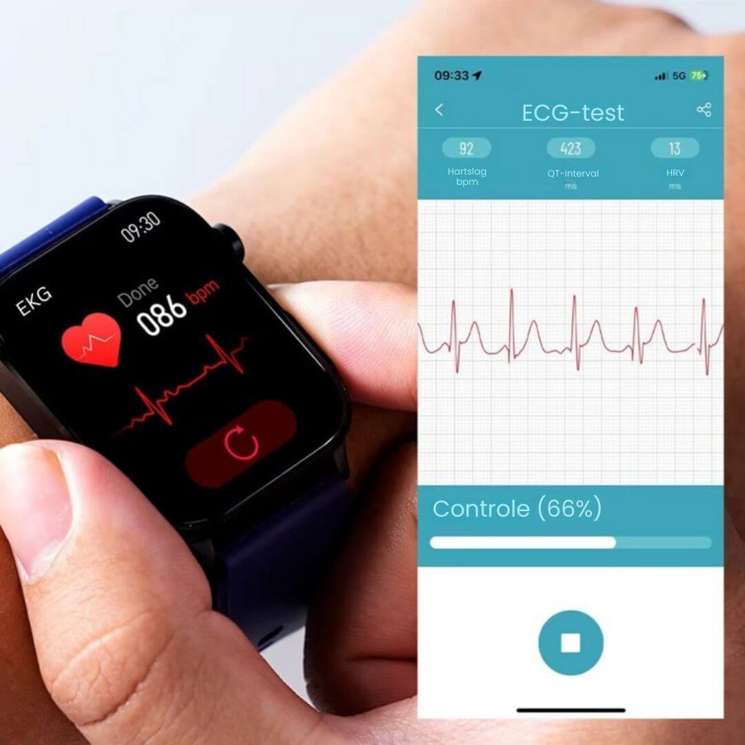 Amtn Club | Montre Connectée Santé GlucoCare SOS avec Détection de Chute