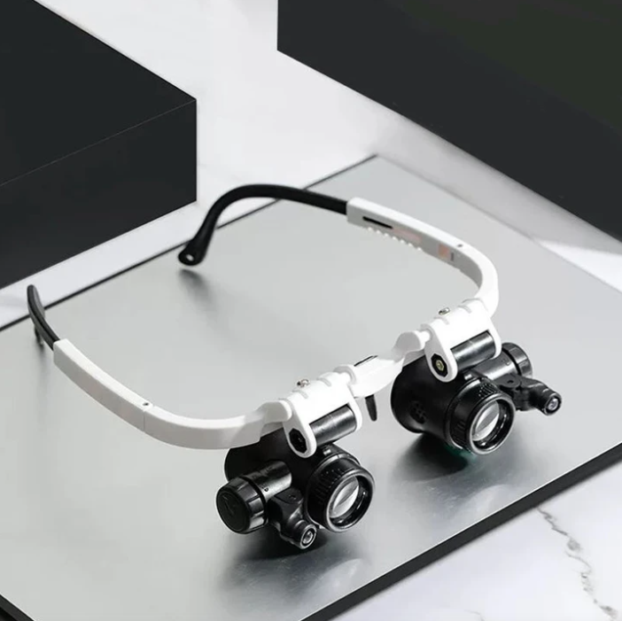 Amtn Club | Lunettes Loupe HD avec LED & Lentilles Interchangeables – Optiview