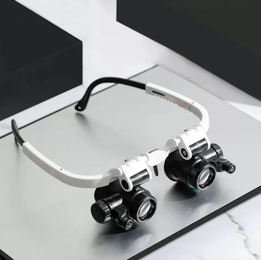 Amtn Club | Lunettes Loupe HD avec LED & Lentilles Interchangeables – Optiview