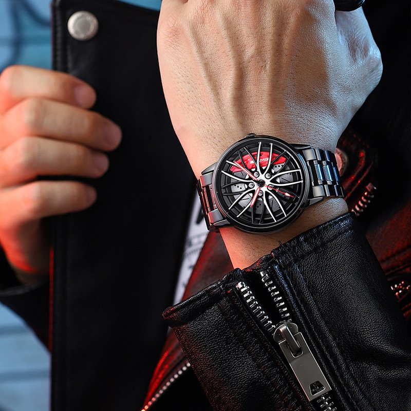 Amtn Club | Montre-bracelet homme RaceVision – design voiture de course élégant, montre sportive au style luxe moderne