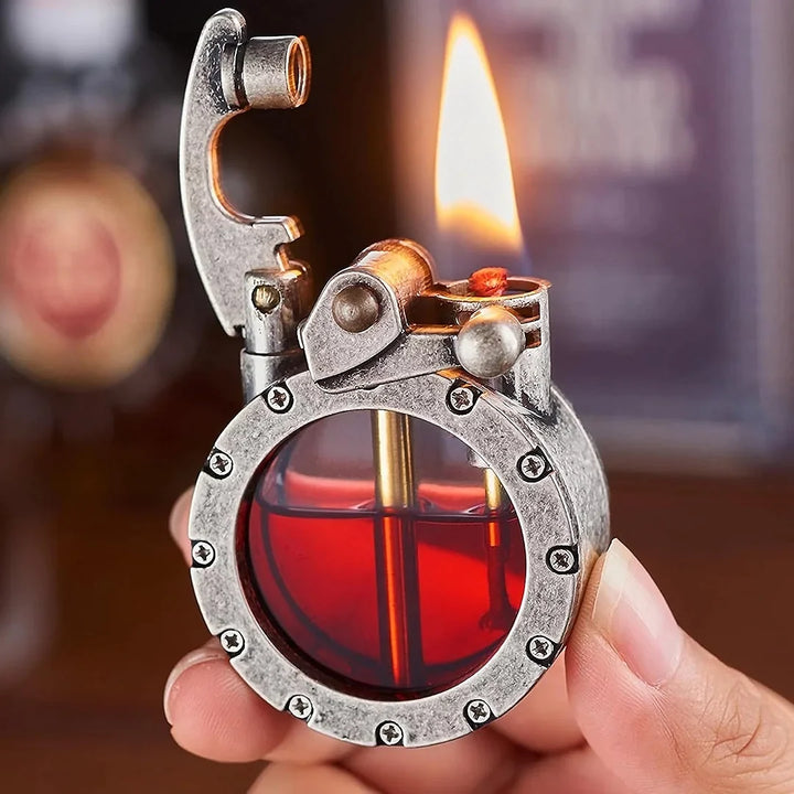 Amtn Club | Briquet Ancien Transparent à Pierre – FlintAura