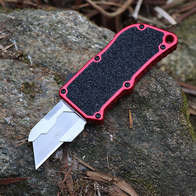 Amtn Club | AeroBlade Couteau Utilitaire de Précision en Aluminium Haute Performance – Cutter Professionnel Robuste et Ergonomique Polyvalent