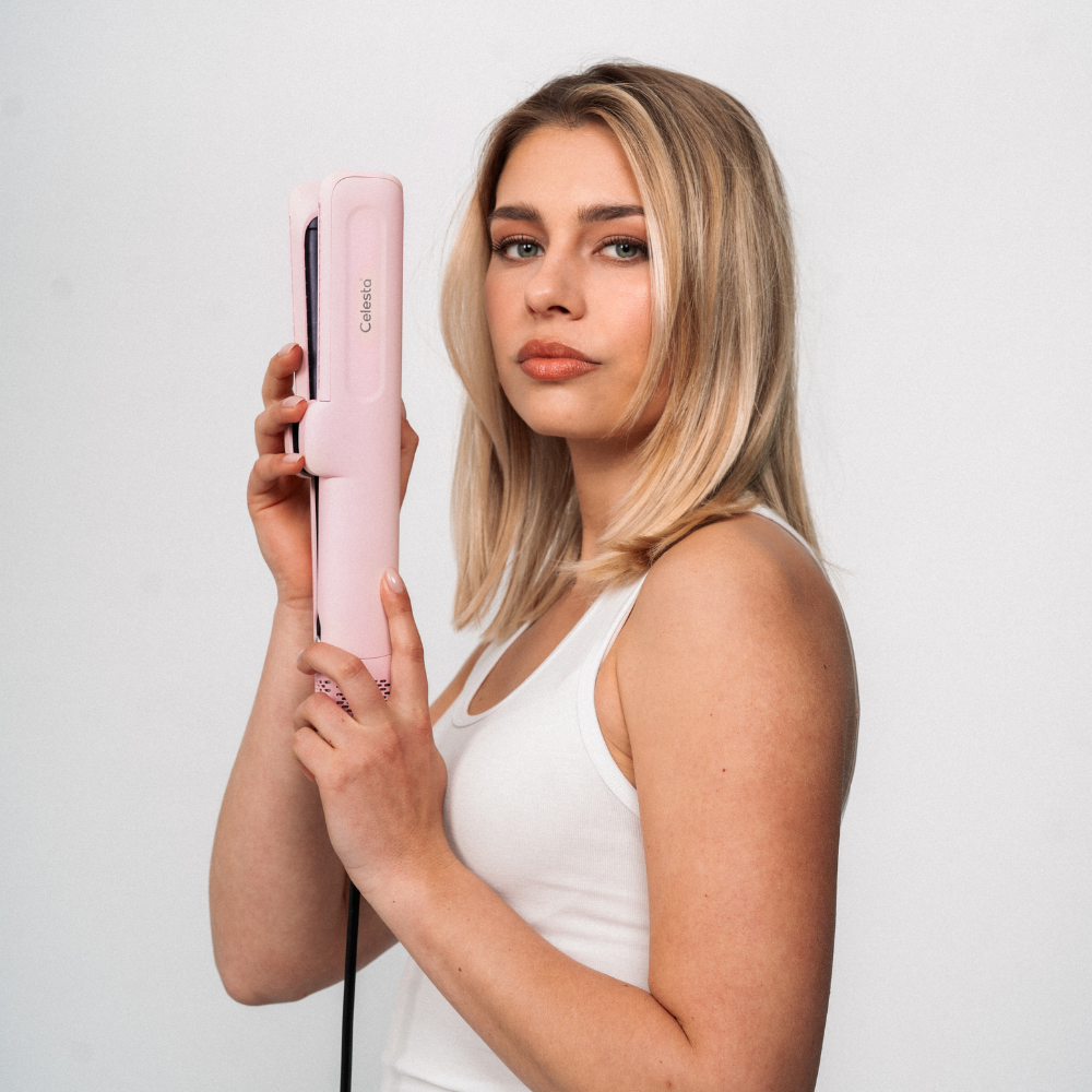 Amtn Club | Lisseur Séchant 2-en-1 Rose – AirLiss Celesta