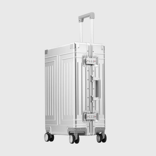 Amtn Club| Valise soute Premium | Coque Aluminium rigide, Fermeture sécurisée TSA, Grande Capacité, Roulettes pivotantes
