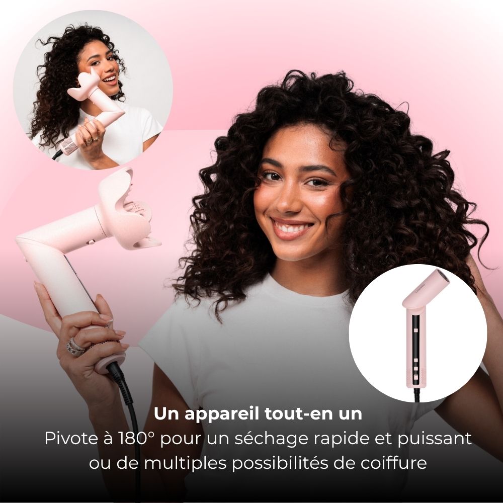 Amtn Club | Sèche-Cheveux AirStyler 9-en-1 Rose – Celesta