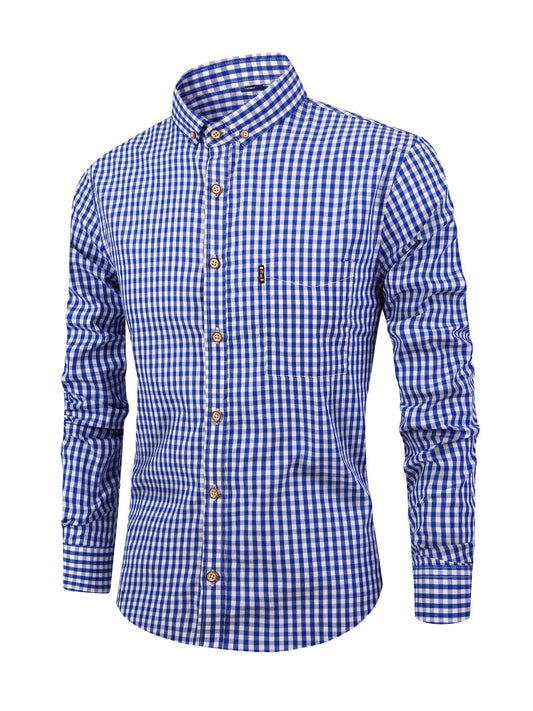 Amtn Club | Chemise Homme à Carreaux Coupe Confort – Jules