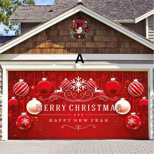 Amtn Club | Magie de Porte de Garage Festive Édition Noël – Décoration Murale et Extérieure Festive pour Ambiance de Fêtes
