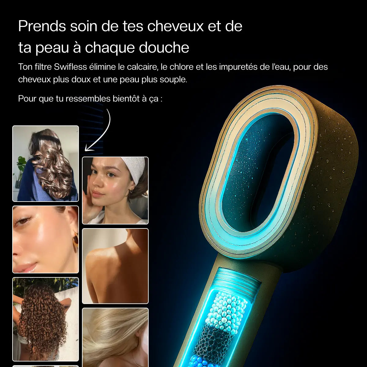 Amtn Club | Pommeau de Douche Filtrant 3-en-1 Premium – Swifless