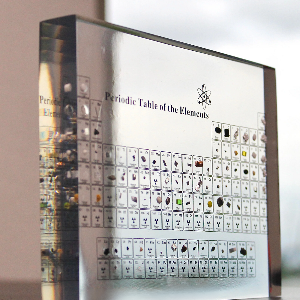 Amtn Club | Tableau Périodique Lumineux avec Éléments Réels – Elementa