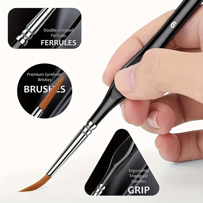 Amtn Club | Pinceau de Détail Précis pour Art & Peinture Fine