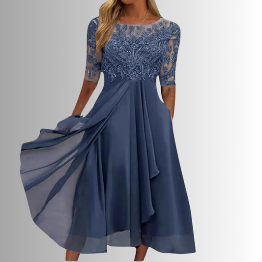 Amtn Club | Rhonda Robe en Dentelle Élégante Femme – Robe Chic et Raffinée pour Soirées & Occasions Spéciales