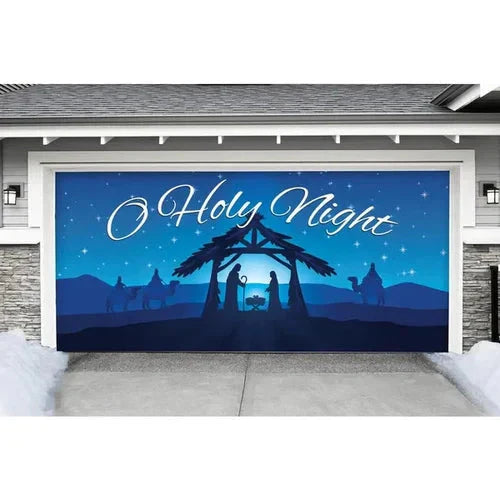 Amtn Club | Magie de Porte de Garage Festive Édition Noël – Décoration Murale et Extérieure Festive pour Ambiance de Fêtes