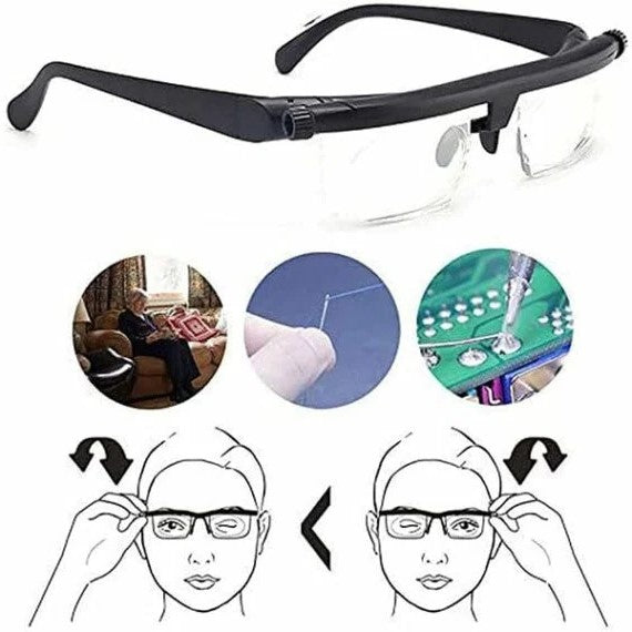 Amtn Club | Lunettes à Focalisation Ajustable Vision de Près et de Loin