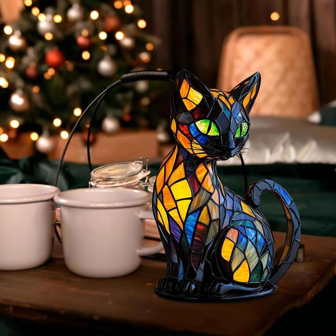 Lampe Chat Lumineuse Artisanale – Amtn Club