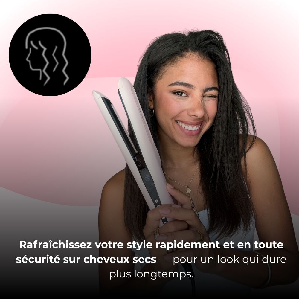 Amtn Club | Lisseur Séchant 2-en-1 Rose – AirLiss Celesta