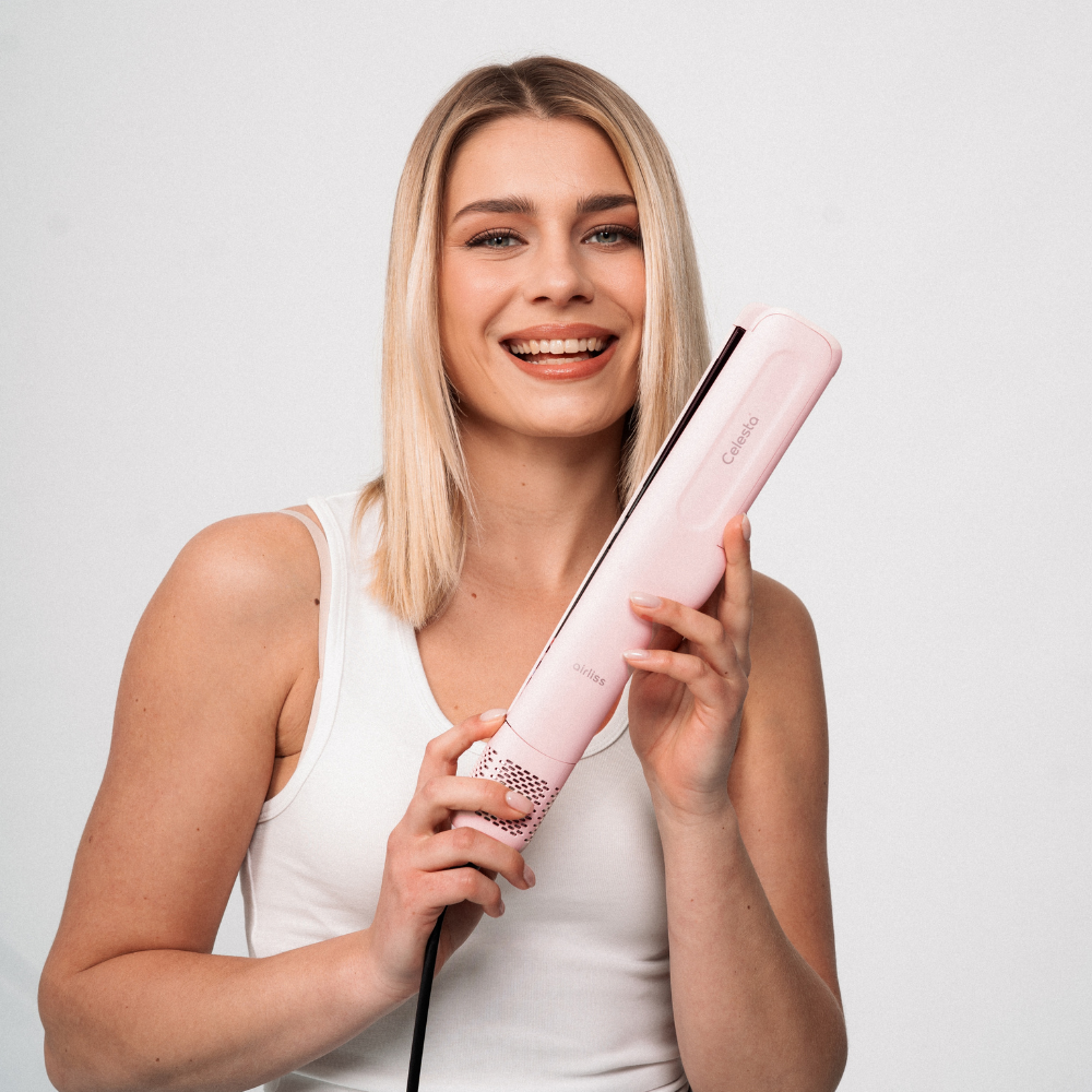Amtn Club | Lisseur Séchant 2-en-1 Rose – AirLiss Celesta