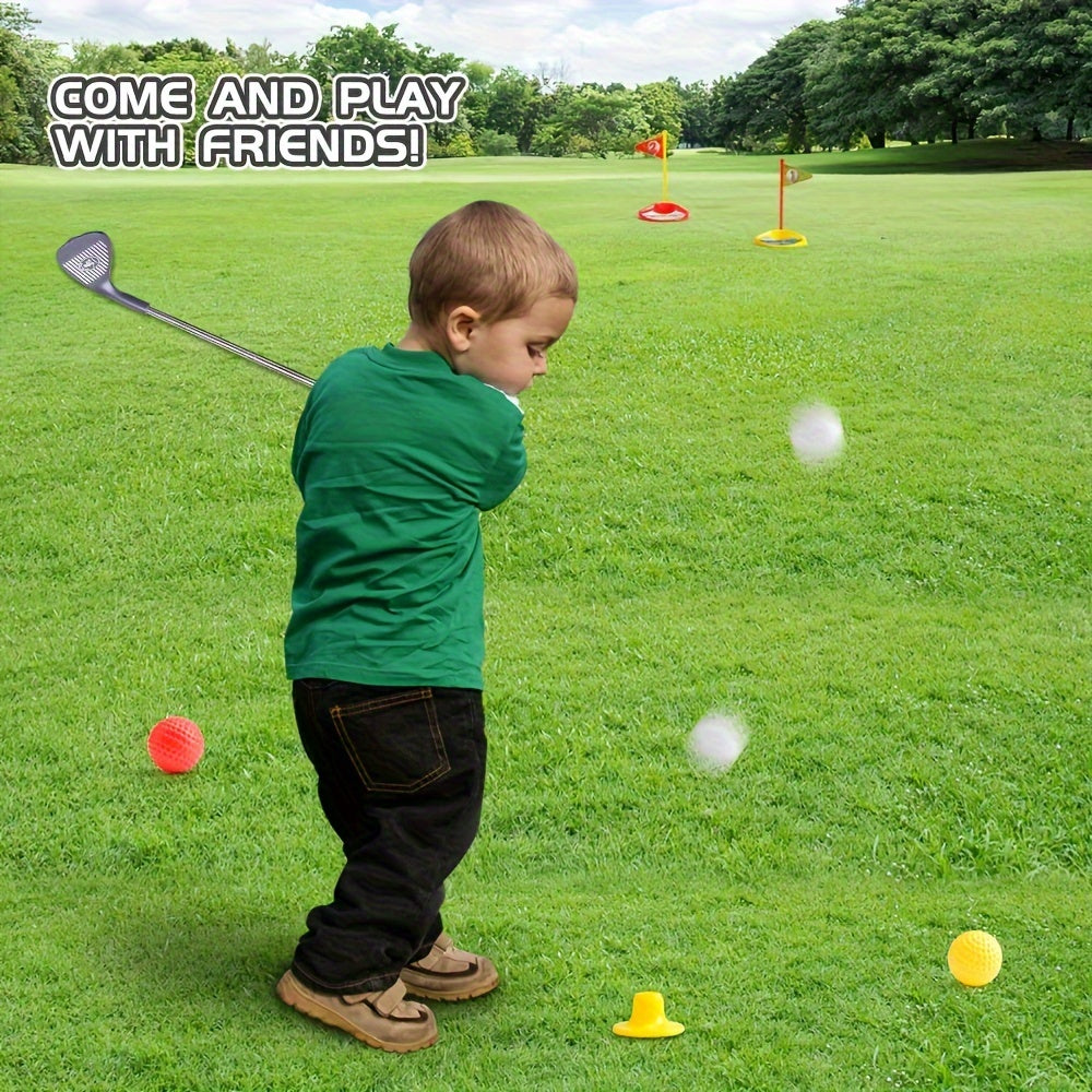 Amtn Club | Set de Golf Enfant Réglable avec Cibles d’Entraînement