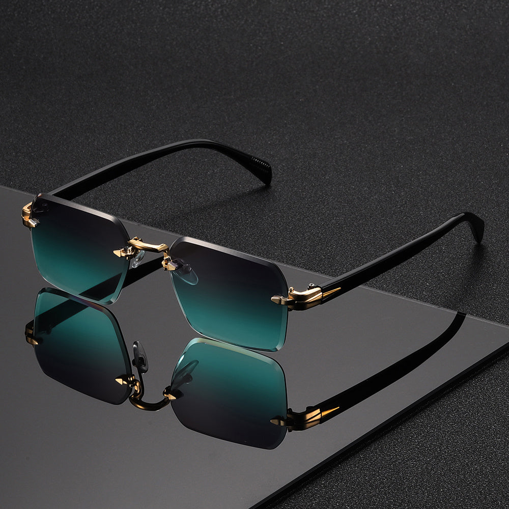 Amtn Club | Lunettes Carrées Sans Monture Homme Élégantes