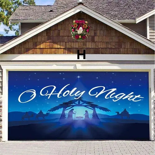 Amtn Club | Magie de Porte de Garage Festive Édition Noël – Décoration Murale et Extérieure Festive pour Ambiance de Fêtes