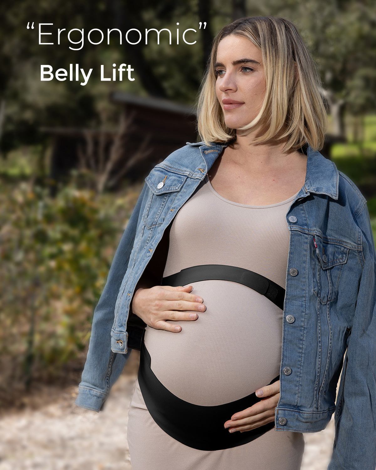Ceinture de grossesse ergonomique pour soutien du ventre et du dos Momcozy