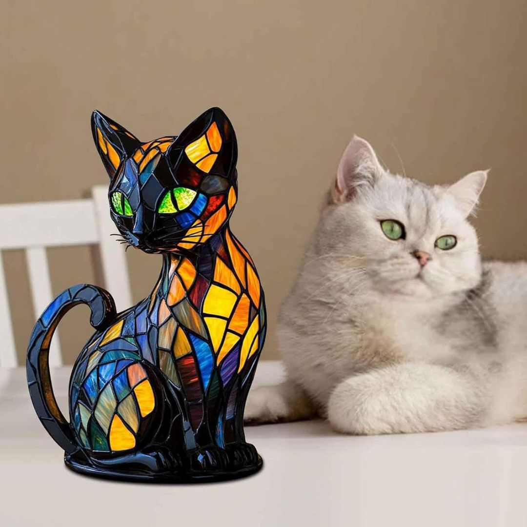 Lampe Chat Lumineuse Artisanale – Amtn Club