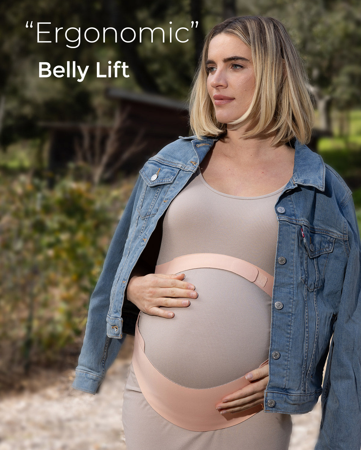 Ceinture de grossesse ergonomique pour soutien du ventre et du dos Momcozy