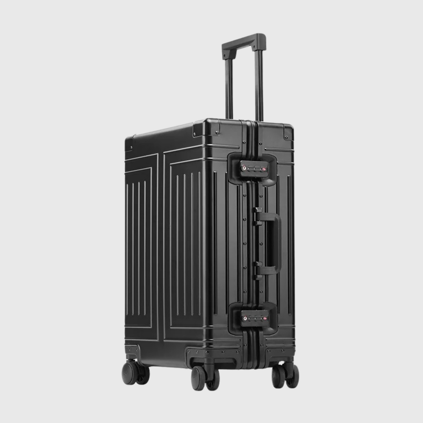 Amtn Club| Valise soute Premium | Coque Aluminium rigide, Fermeture sécurisée TSA, Grande Capacité, Roulettes pivotantes