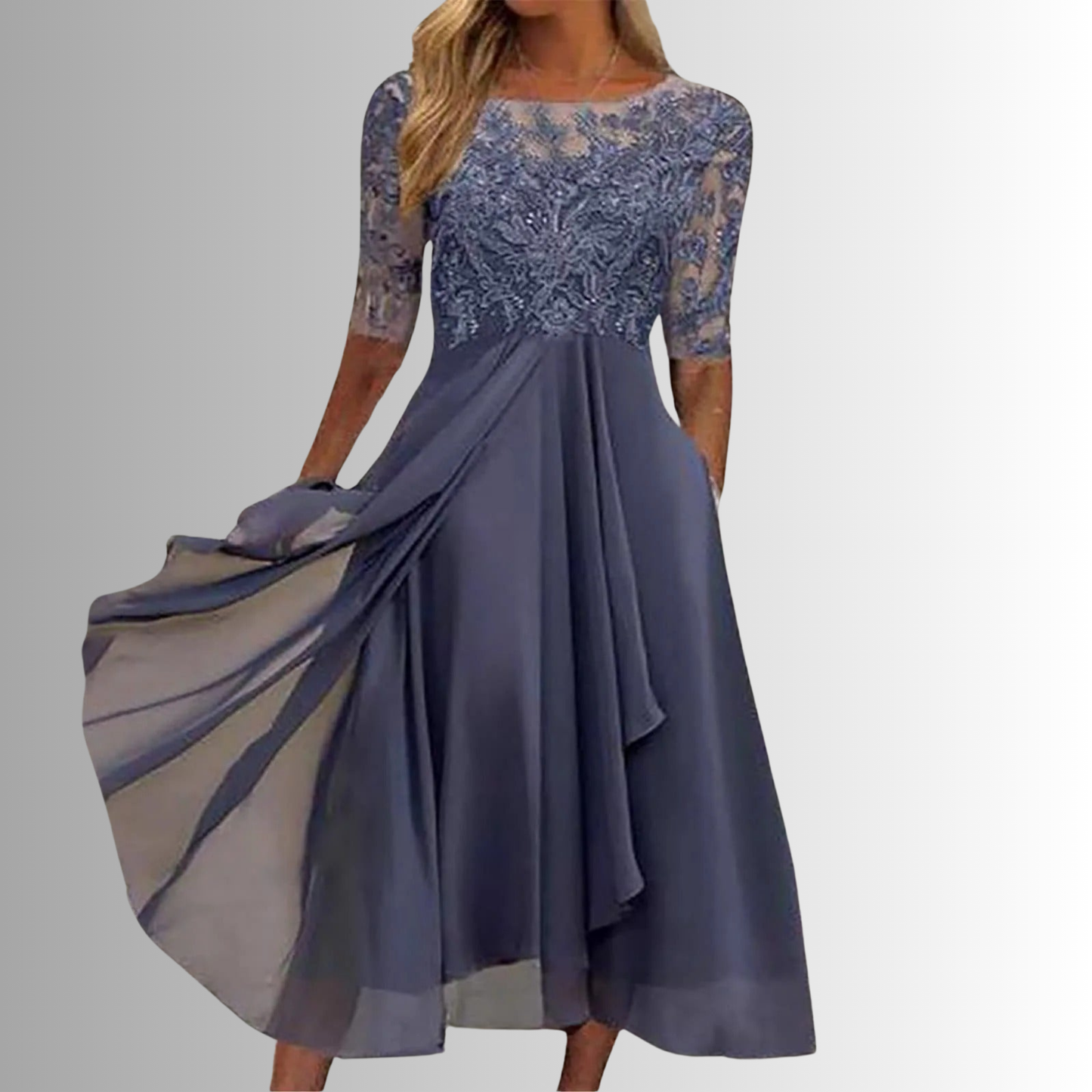 Amtn Club | Rhonda Robe en Dentelle Élégante Femme – Robe Chic et Raffinée pour Soirées & Occasions Spéciales
