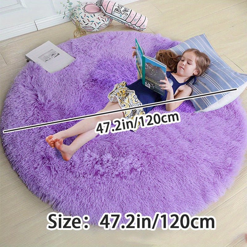 Amtn Club | Tapis Rond Fluffy Ultra Doux – Clouda
