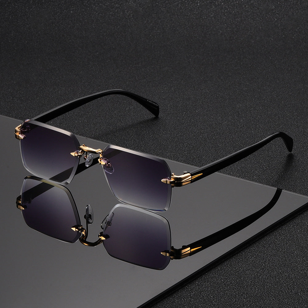 Amtn Club | Lunettes Carrées Sans Monture Homme Élégantes