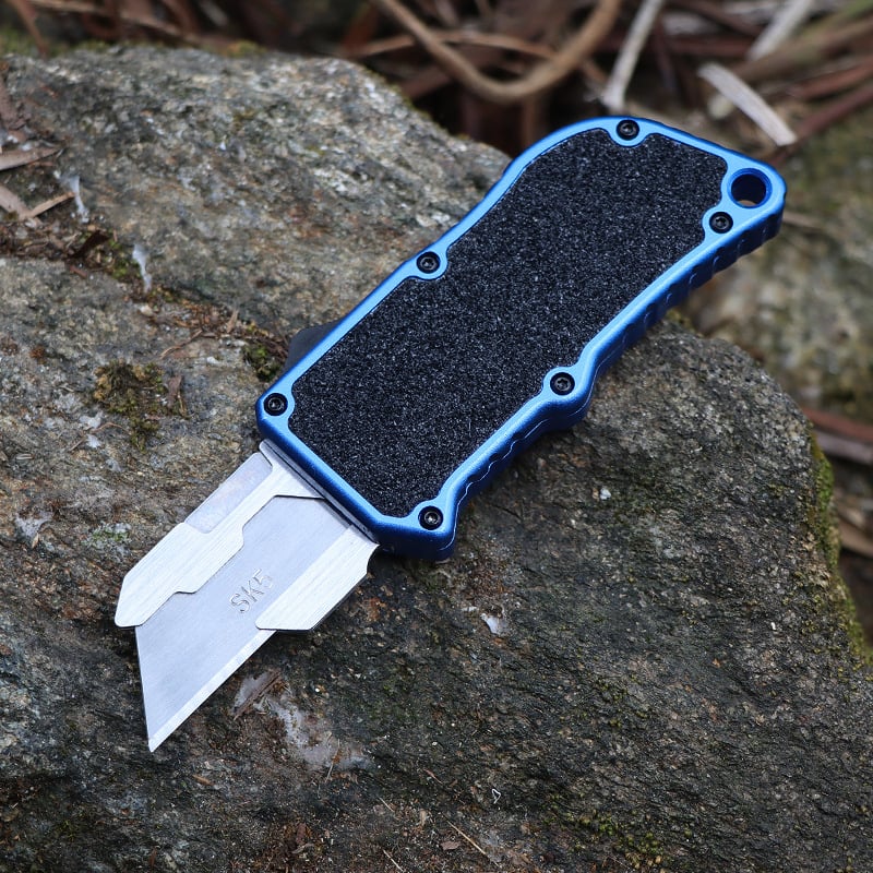 Amtn Club | AeroBlade Couteau Utilitaire de Précision en Aluminium Haute Performance – Cutter Professionnel Robuste et Ergonomique Polyvalent