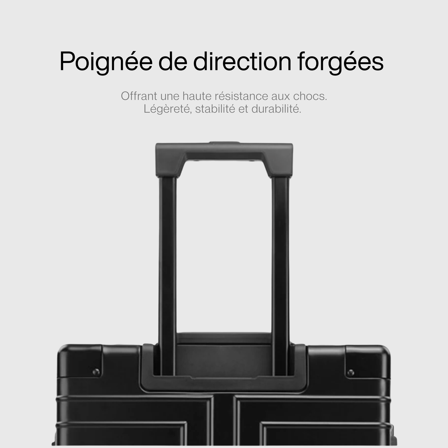Amtn Club| Valise soute Premium | Coque Aluminium rigide, Fermeture sécurisée TSA, Grande Capacité, Roulettes pivotantes