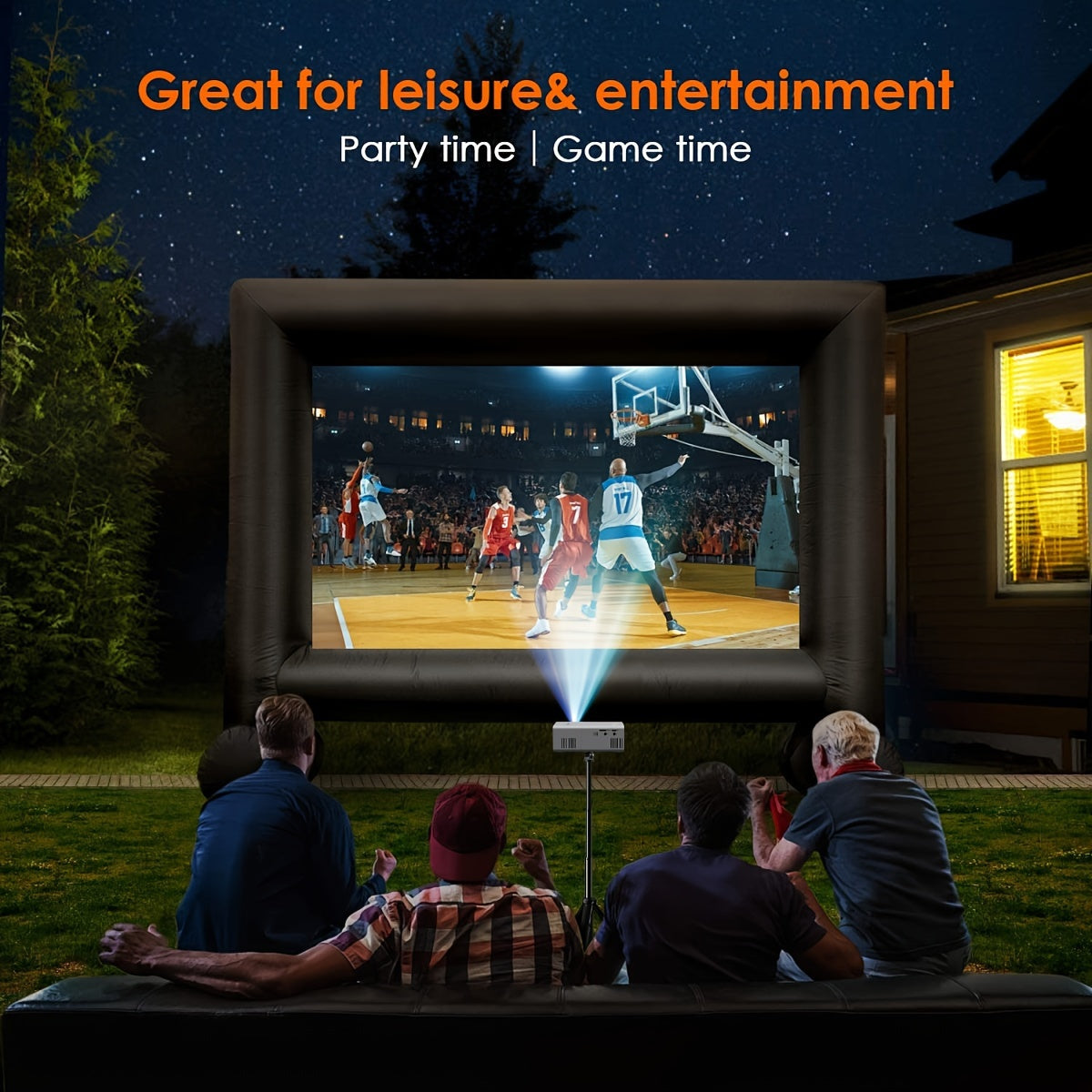 Amtn Club | Mini Projecteur Portable 3000 Lumens HD – Home Cinema