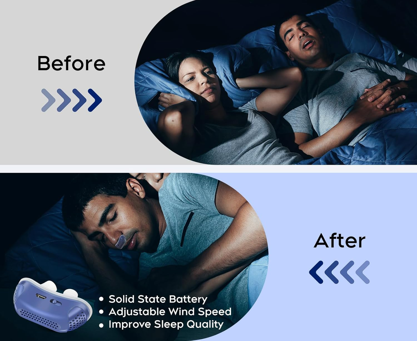 Amtn Club | Micro CPAP Portable Anti-Ronflement & Apnée du Sommeil